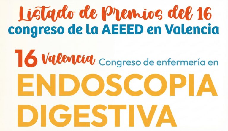 Listado de Premios del 16 congreso de la AEEED en Valencia